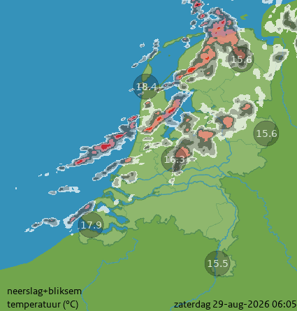 KNMI Neerslagradar